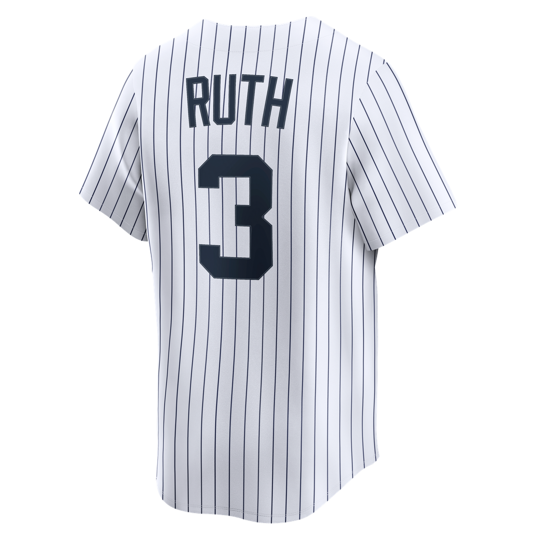 Babe Ruth New York Yankees Nike Throwback Cooperstown Collection Limited Jersey - White | MLB Fan Gear