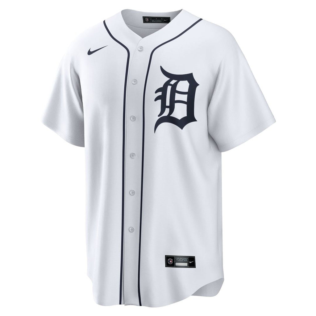 Tarik Skubal Detroit Tigers Nike Home Replica Jersey - White | MLB Fan Gear