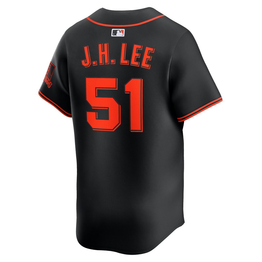 Jung Hoo Lee San Francisco Giants Nike Alternate Limited Player Jersey - Black | MLB Fan Gear