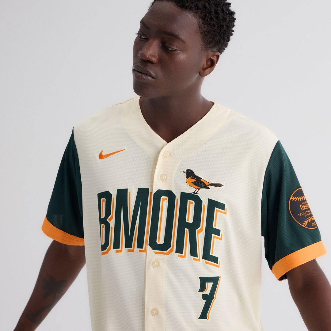 Jackson Holliday Baltimore Orioles Nike 2026 City Connect Stadium Jersey - Cream | MLB Fan Gear