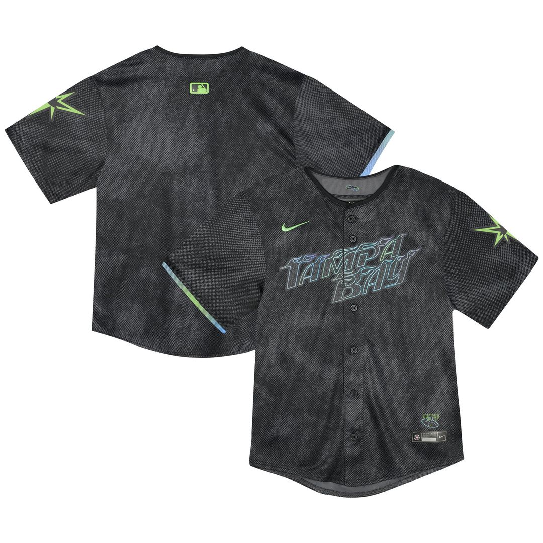 Tampa Bay Rays Nike Toddler City Connect Team Limited Jersey - Black | MLB Fan Gear