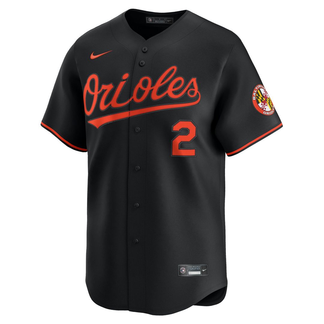 Gunnar Henderson Baltimore Orioles Nike Alternate Limited Player Jersey - Black | MLB Fan Gear