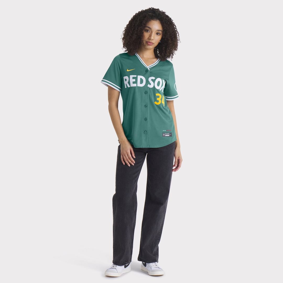 David Ortiz Boston Red Sox Nike Women's 2025 City Connect Limited Retired Player Jersey - Green | MLB Fan Gear