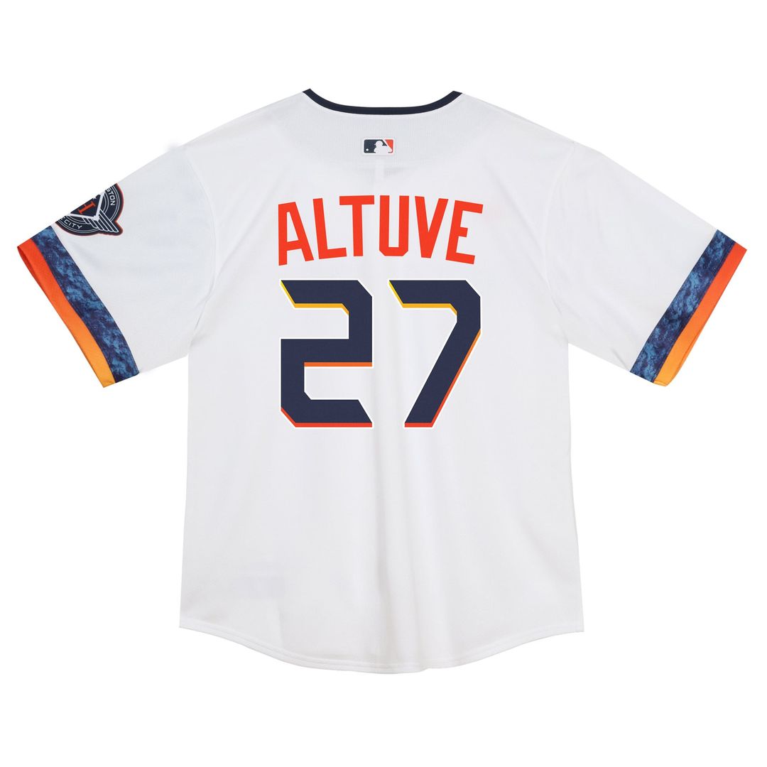 Jose Altuve Houston Astros Nike Infant 2025 City Connect Limited Player Jersey - White | MLB Fan Gear
