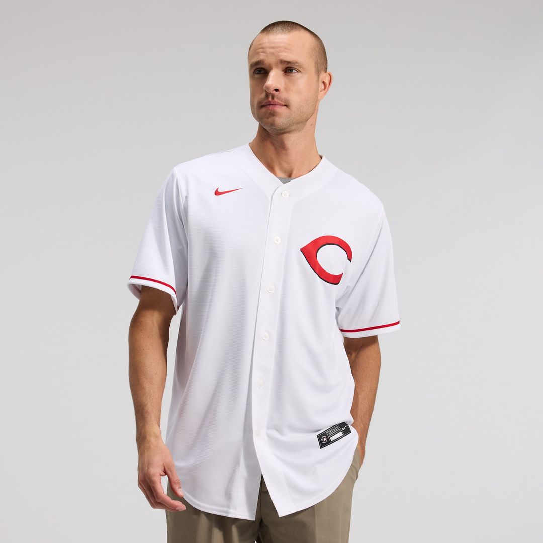 Elly De La Cruz Cincinnati Reds Nike Alternate 2 Replica Jersey - White | MLB Fan Gear