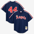 Reggie Jackson California Angels Mitchell & Ness Authentic Batting Practice Jersey - Navy | MLB Fan Gear