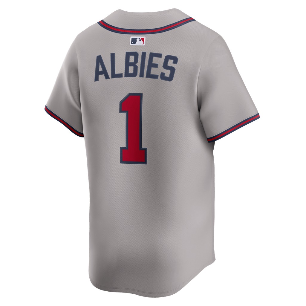 Ozzie Albies Atlanta Braves Nike Road Limited Player Jersey - Gray | MLB Fan Gear