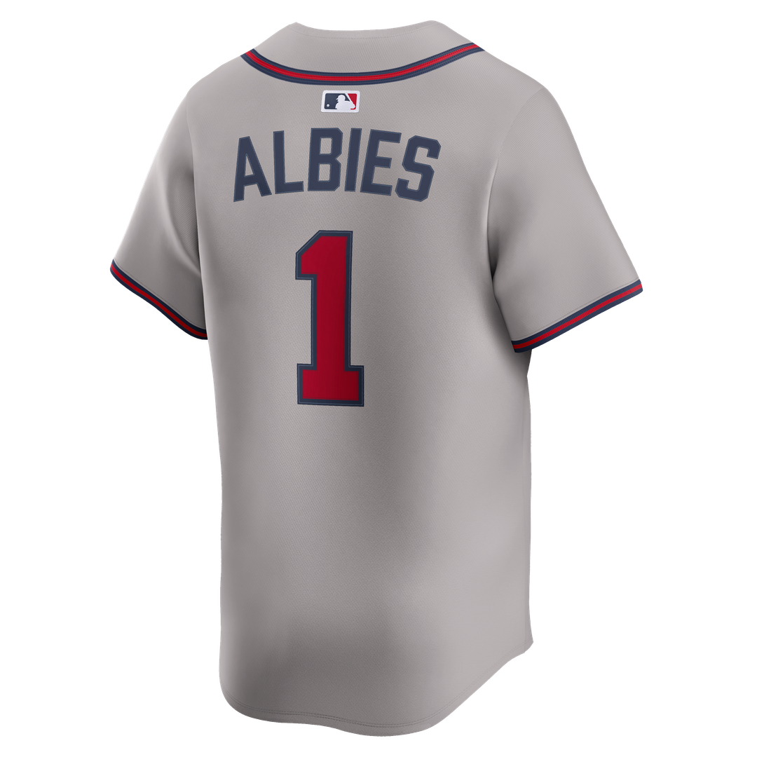 Ozzie Albies Atlanta Braves Nike Road Limited Player Jersey - Gray | MLB Fan Gear