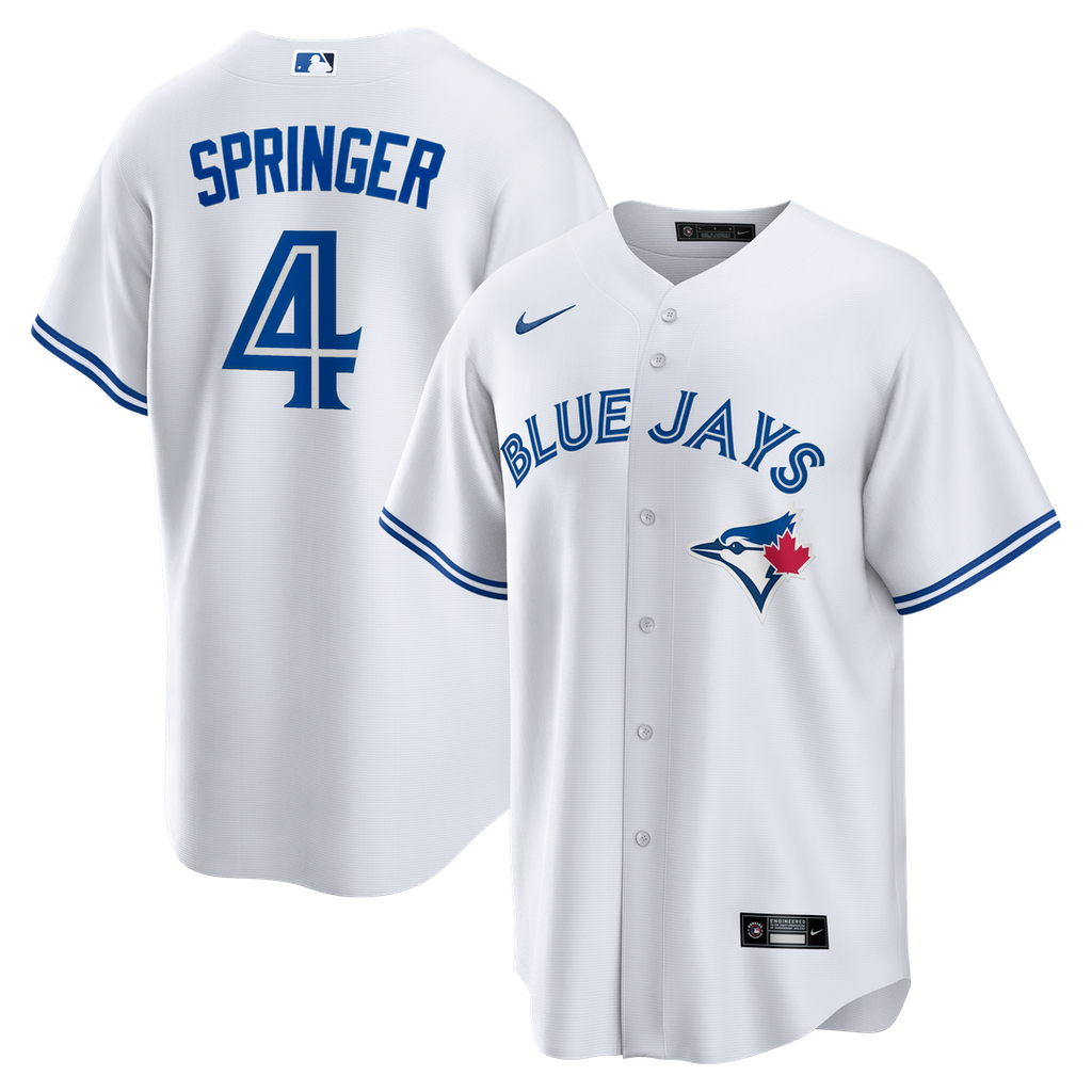 George Springer Toronto Blue Jays Nike Home Replica Jersey - White | MLB Fan Gear