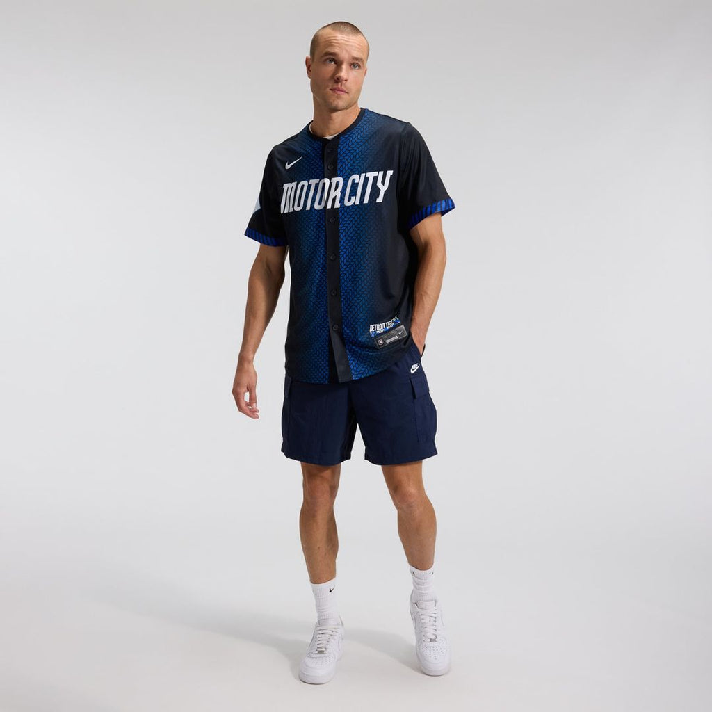 Detroit Tigers Nike City Connect Limited Jersey - Blue | MLB Fan Gear