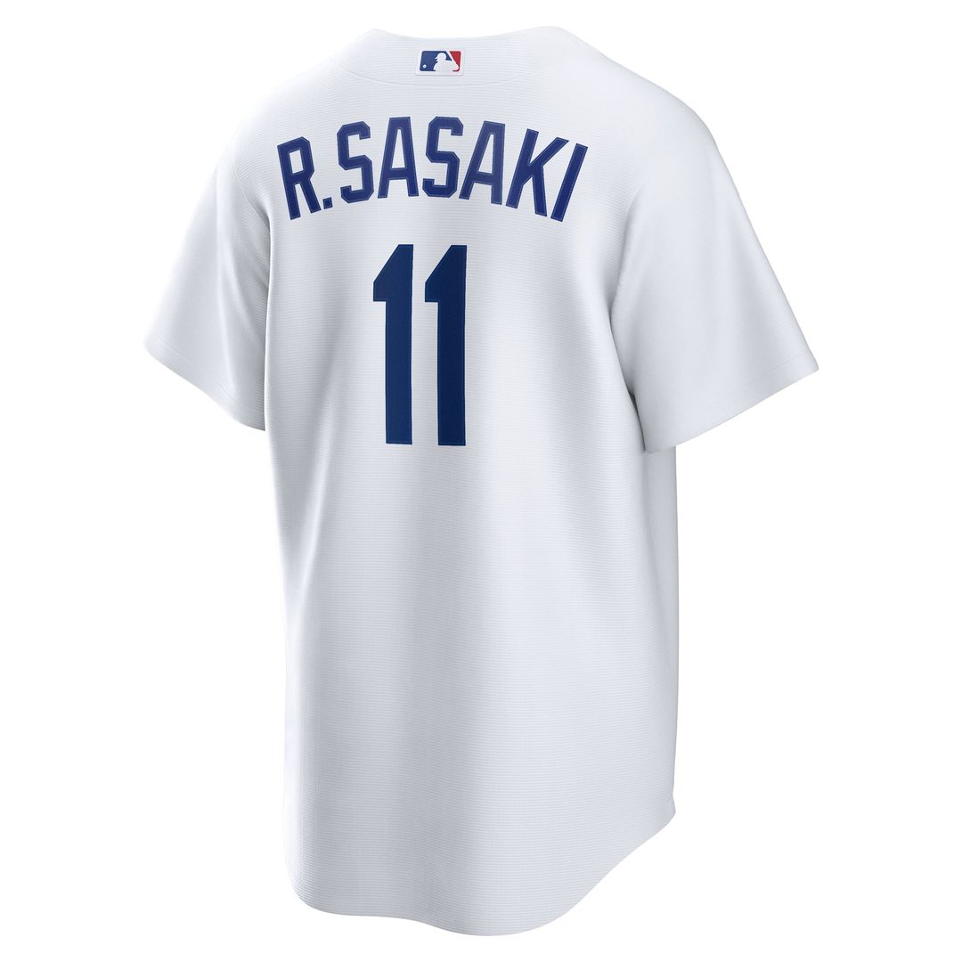 Rōki Sasaki Los Angeles Dodgers Nike Replica Jersey - White | MLB Fan Gear