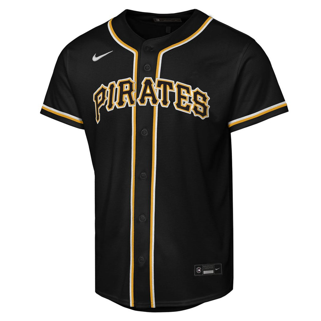 Paul Skenes Pittsburgh Pirates Nike Youth Fashion Replica Player Jersey - Black | MLB Fan Gear