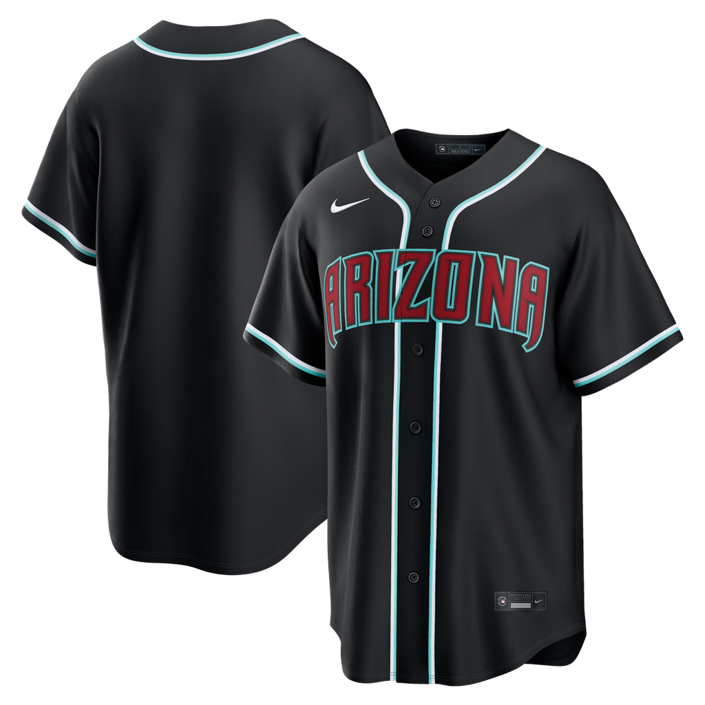 Arizona Diamondbacks Nike Fashion Replica Black Out Jersey | MLB Fan Gear