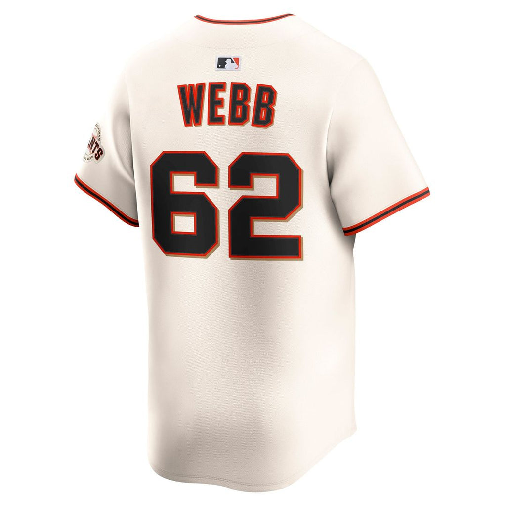 Logan Webb San Francisco Giants Nike Home Limited Player Jersey - Cream | MLB Fan Gear