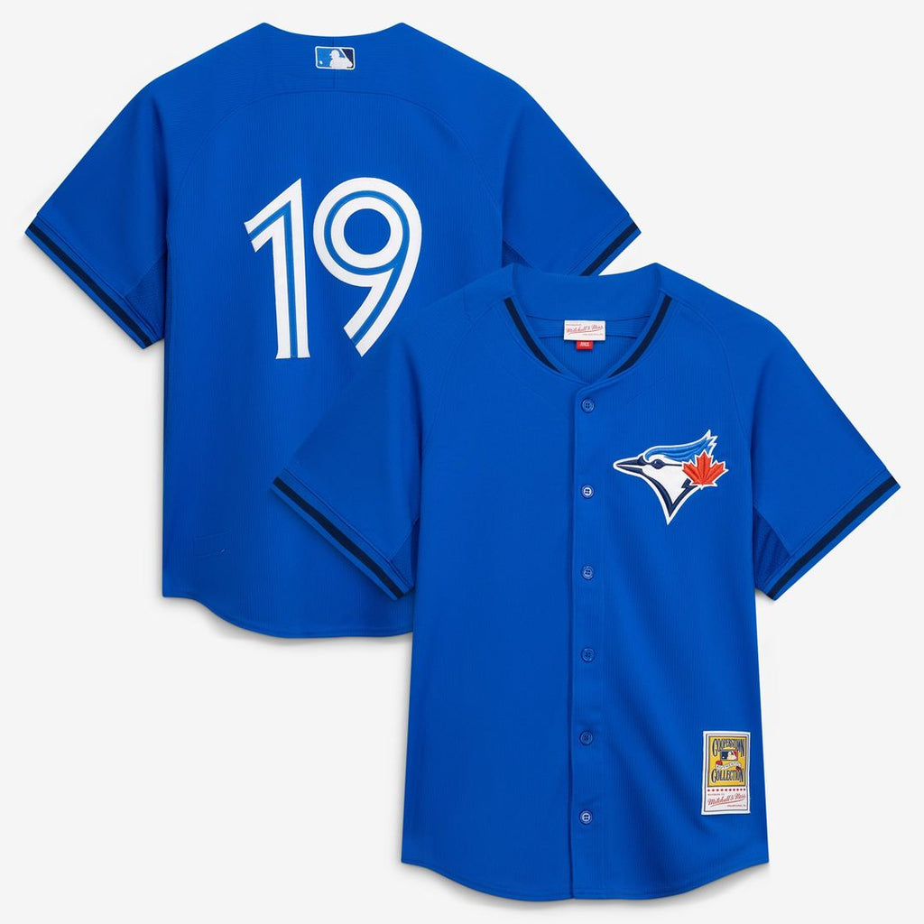 Jose Bautista Toronto Blue Jays Mitchell & Ness Authentic Batting Practice Jersey - Blue | MLB Fan Gear
