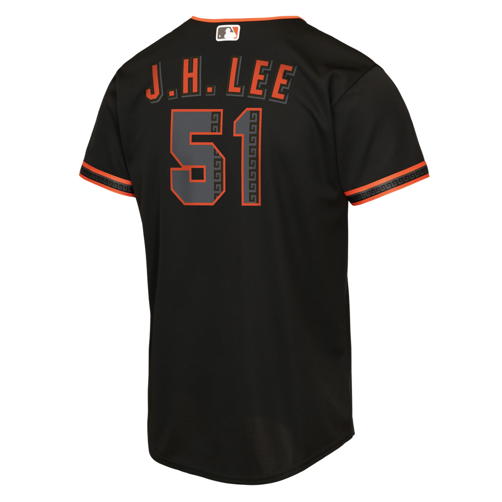Jung Hoo Lee San Francisco Giants Nike Youth Alternate 2 Replica Jersey - Black | MLB Fan Gear
