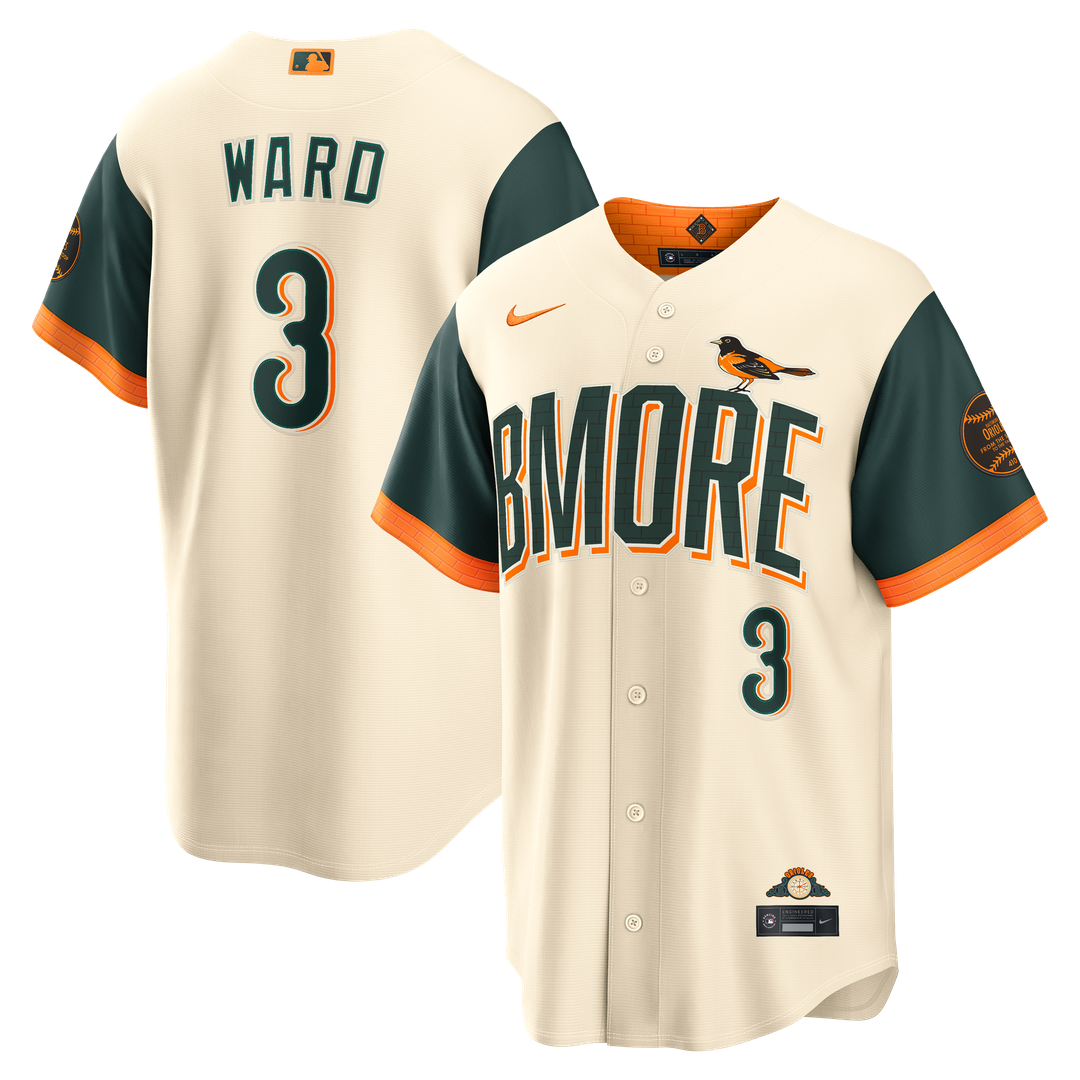 Taylor Ward Baltimore Orioles Nike 2026 City Connect Stadium Jersey - Cream | MLB Fan Gear