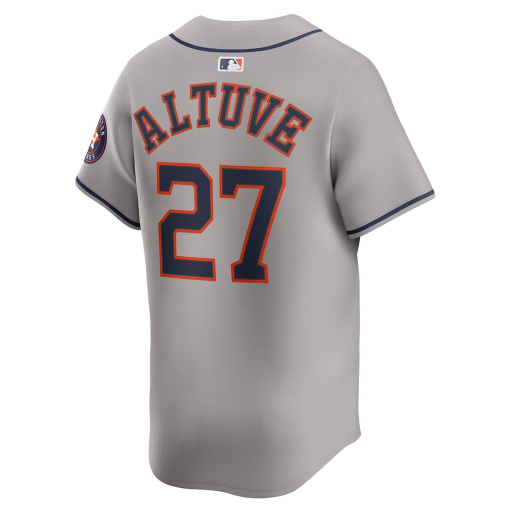 Jose Altuve Houston Astros Nike Road Limited Player Jersey - Gray | MLB Fan Gear