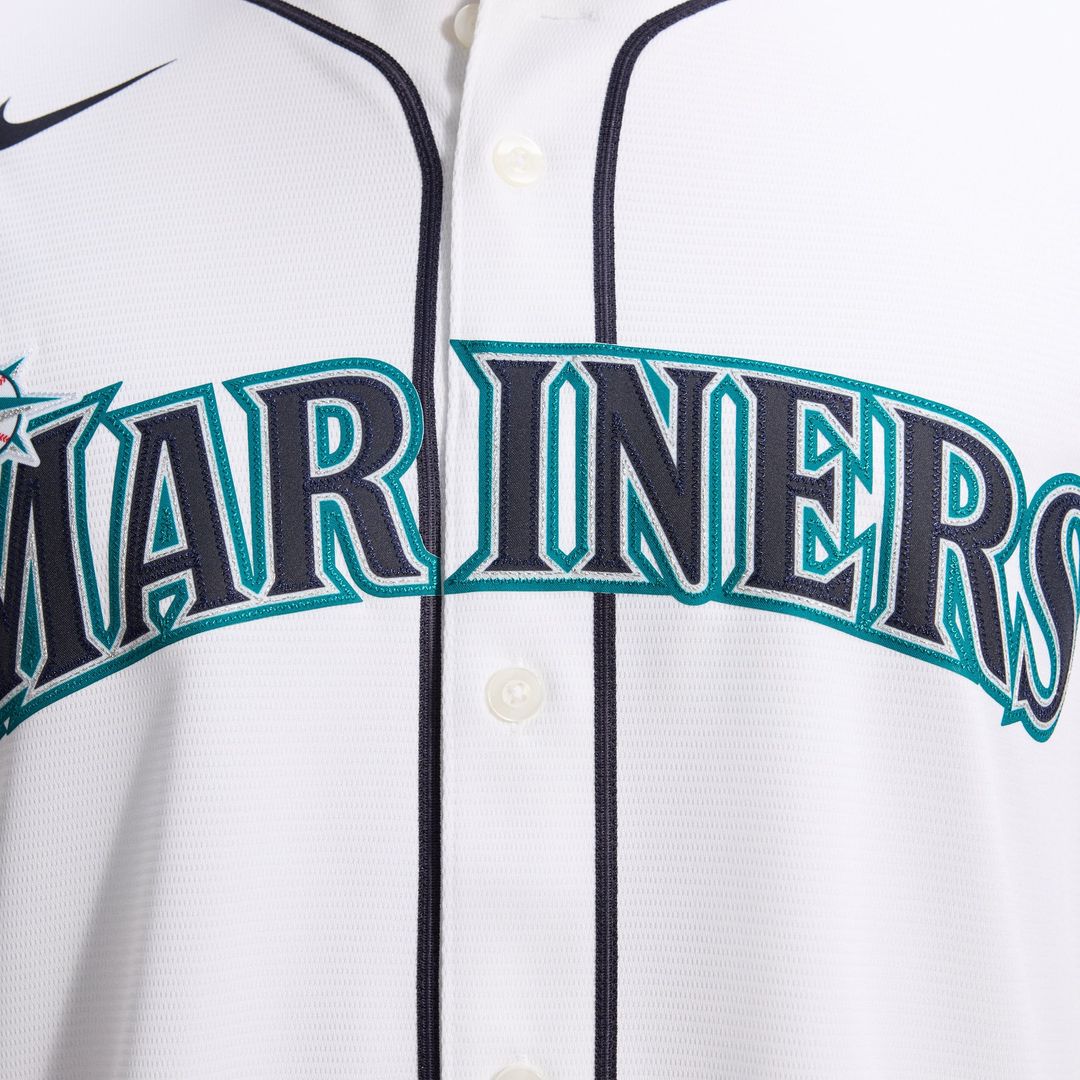 Luis Castillo Seattle Mariners Nike Home Replica Jersey - White | MLB Fan Gear