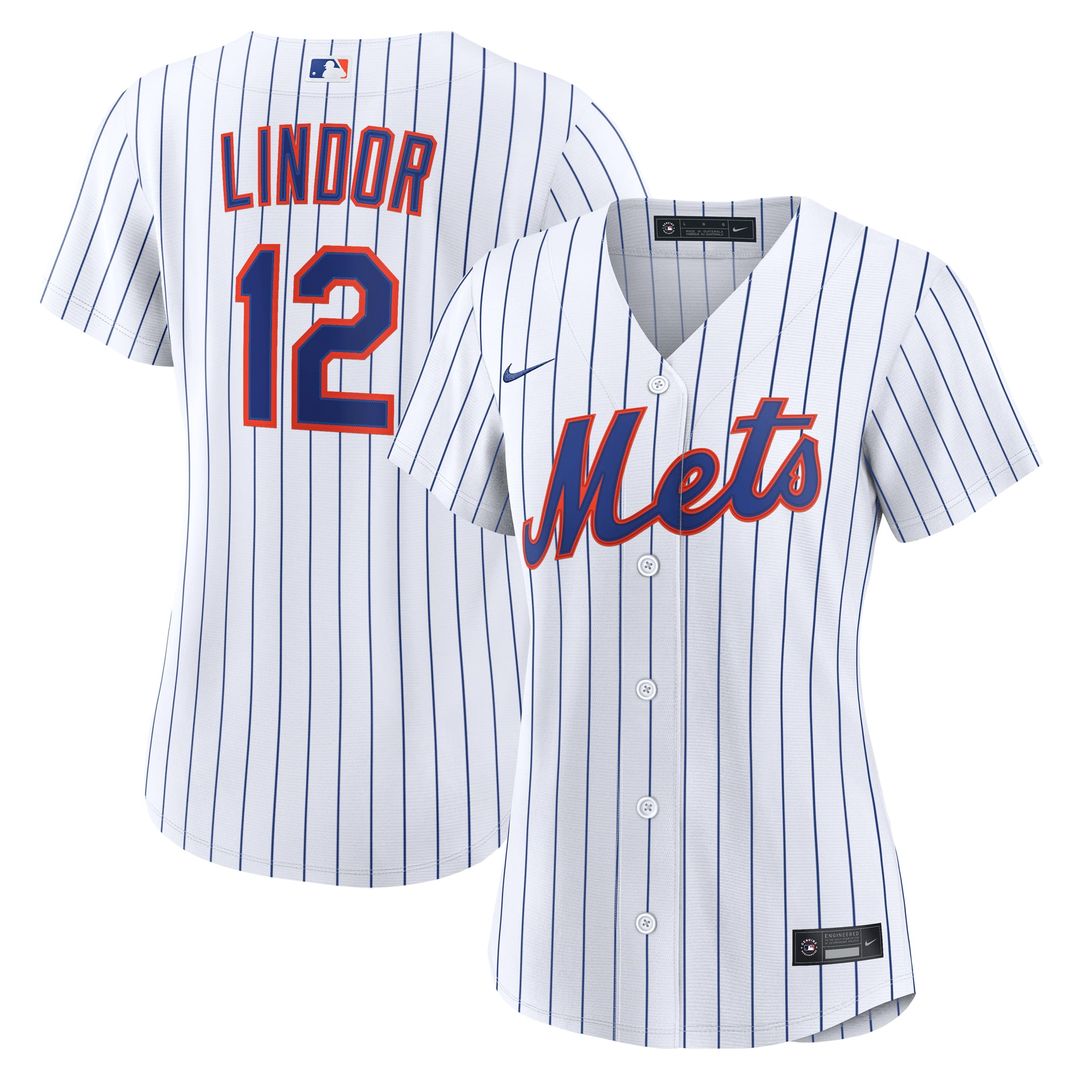 Francisco Lindor New York Mets Nike Women's Home Replica Jersey - White | MLB Fan Gear