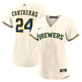 William Contreras Milwaukee Brewers Nike Women's Home Replica Jersey - Cream | MLB Fan Gear
