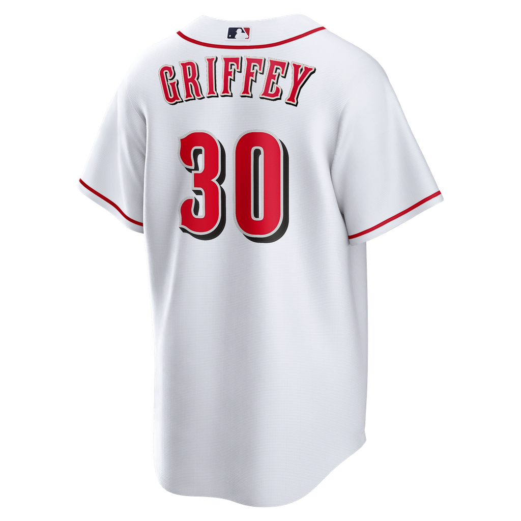 Ken Griffey Jr. Cincinnati Reds Nike Home Retired Player Replica Jersey - White | MLB Fan Gear