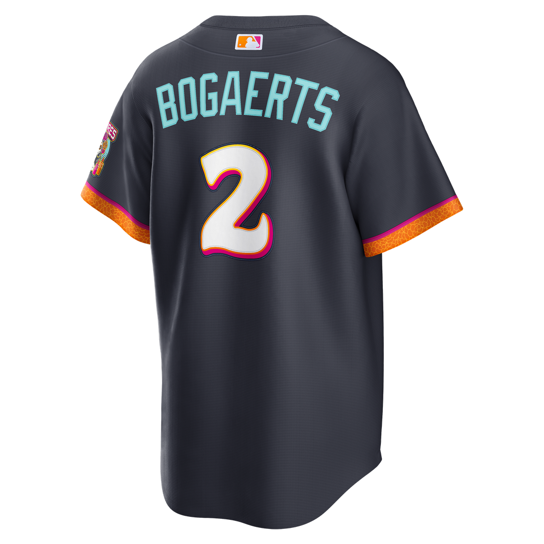 Xander Bogaerts San Diego Padres Nike 2026 City Connect Stadium Jersey - Obsidian | MLB Fan Gear