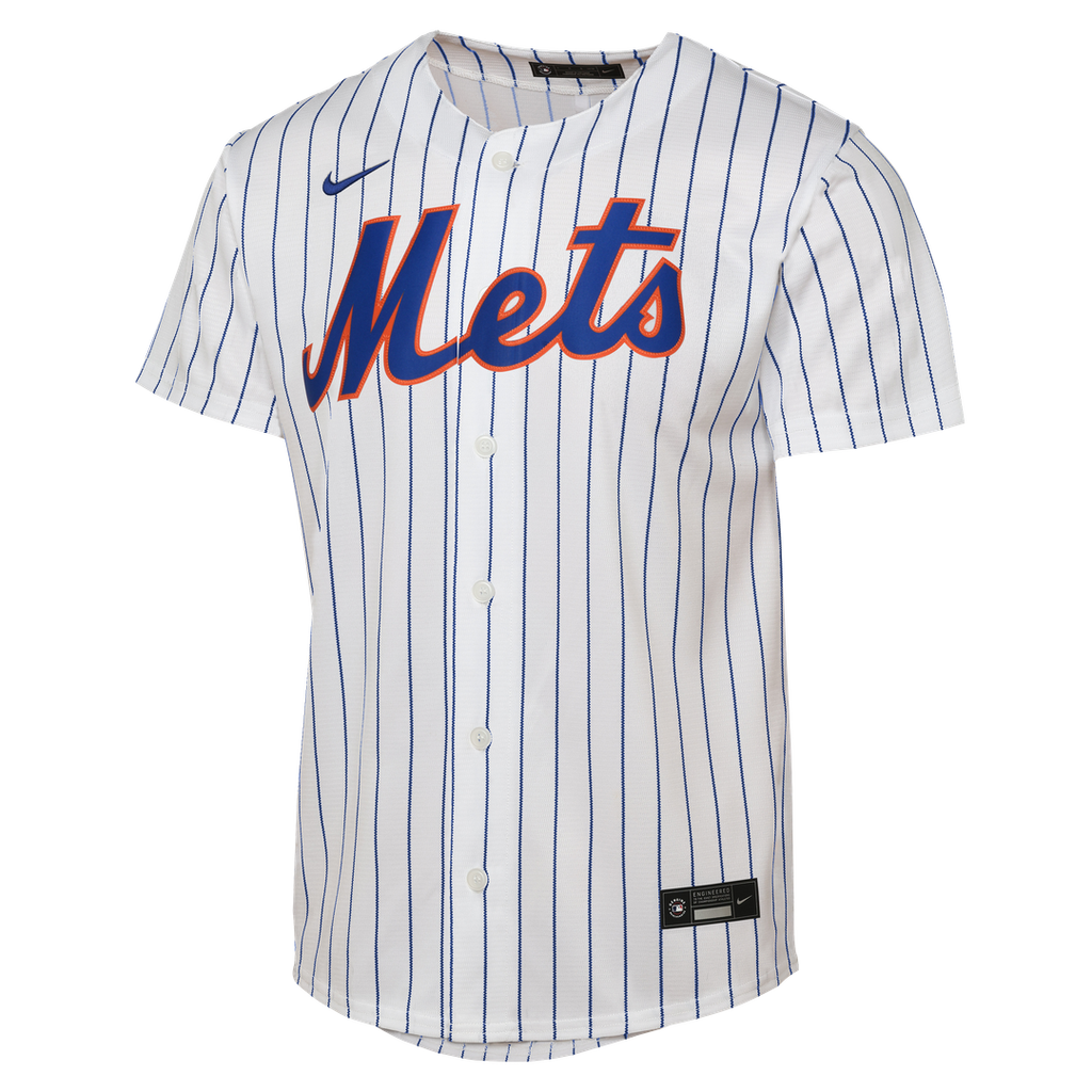 Bo Bichette New York Mets Nike Youth Home Baseline Jersey - White | MLB Fan Gear