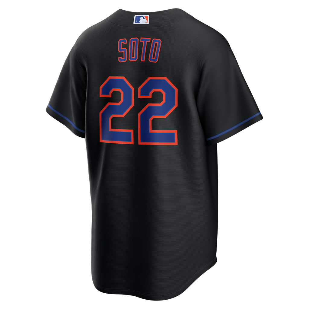 Juan Soto New York Mets Nike Alternate Replica Jersey - Black | MLB Fan Gear