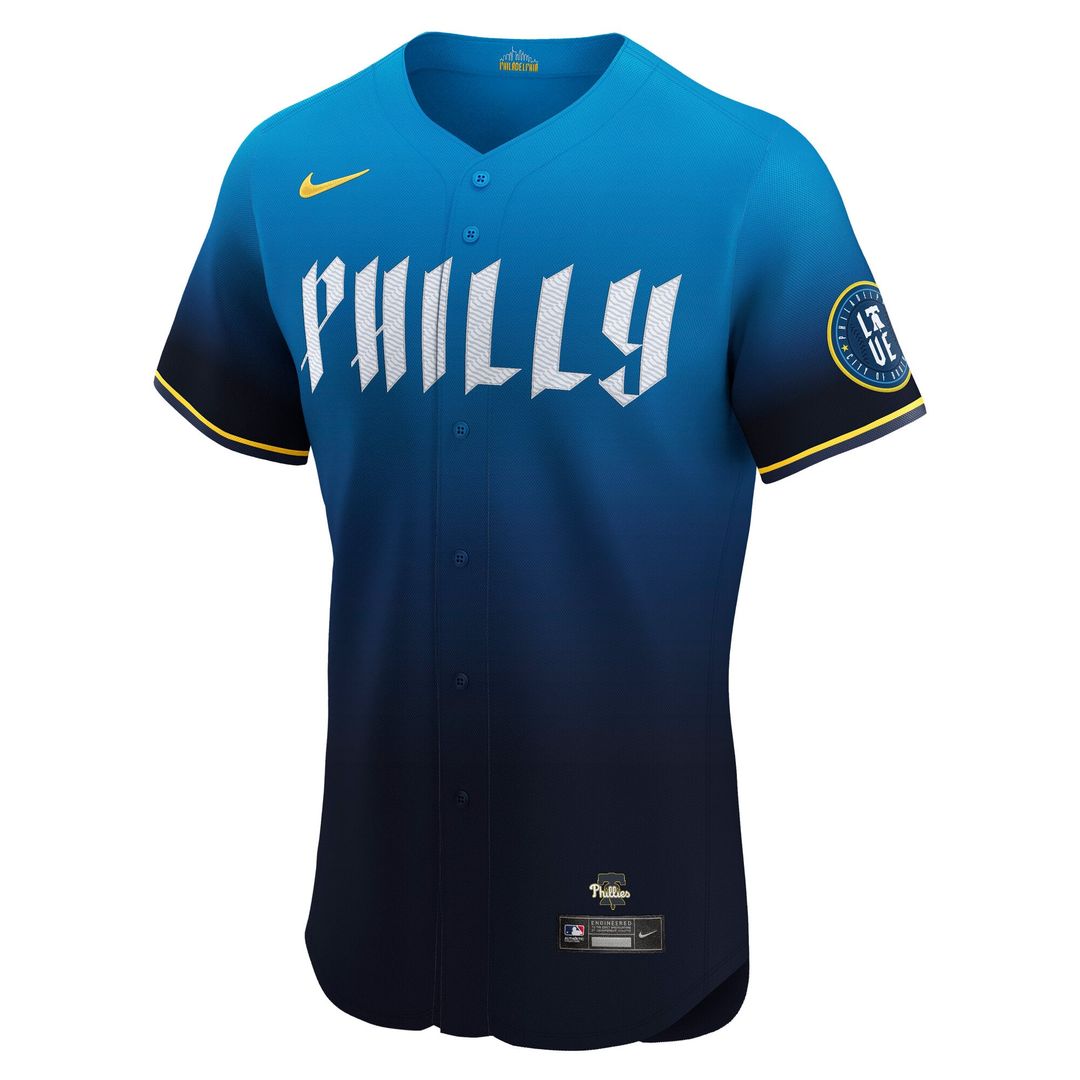 Bryce Harper Philadelphia Phillies Nike City Connect Elite Jersey - Navy | MLB Fan Gear