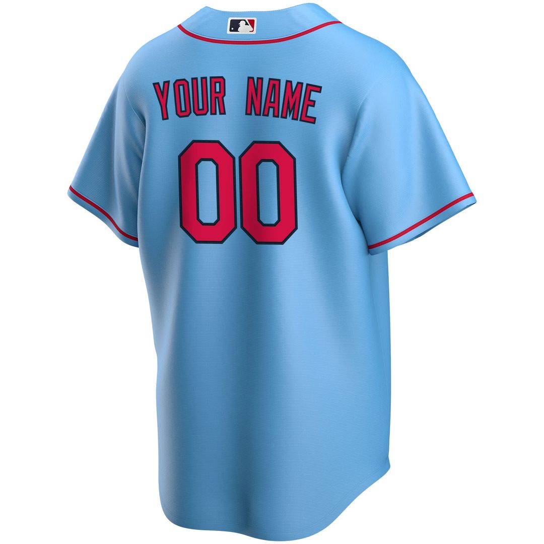 St. Louis Cardinals Nike Alternate Replica Custom Jersey - Light Blue | MLB Fan Gear