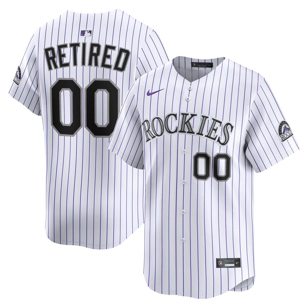 Colorado Rockies Nike Home Limited Pick-A-Player Retired Roster Jersey - White | MLB Fan Gear