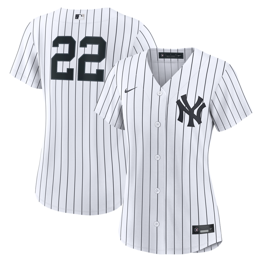 Ben Rice New York Yankees Nike Women's Home Replica Jersey - White | MLB Fan Gear