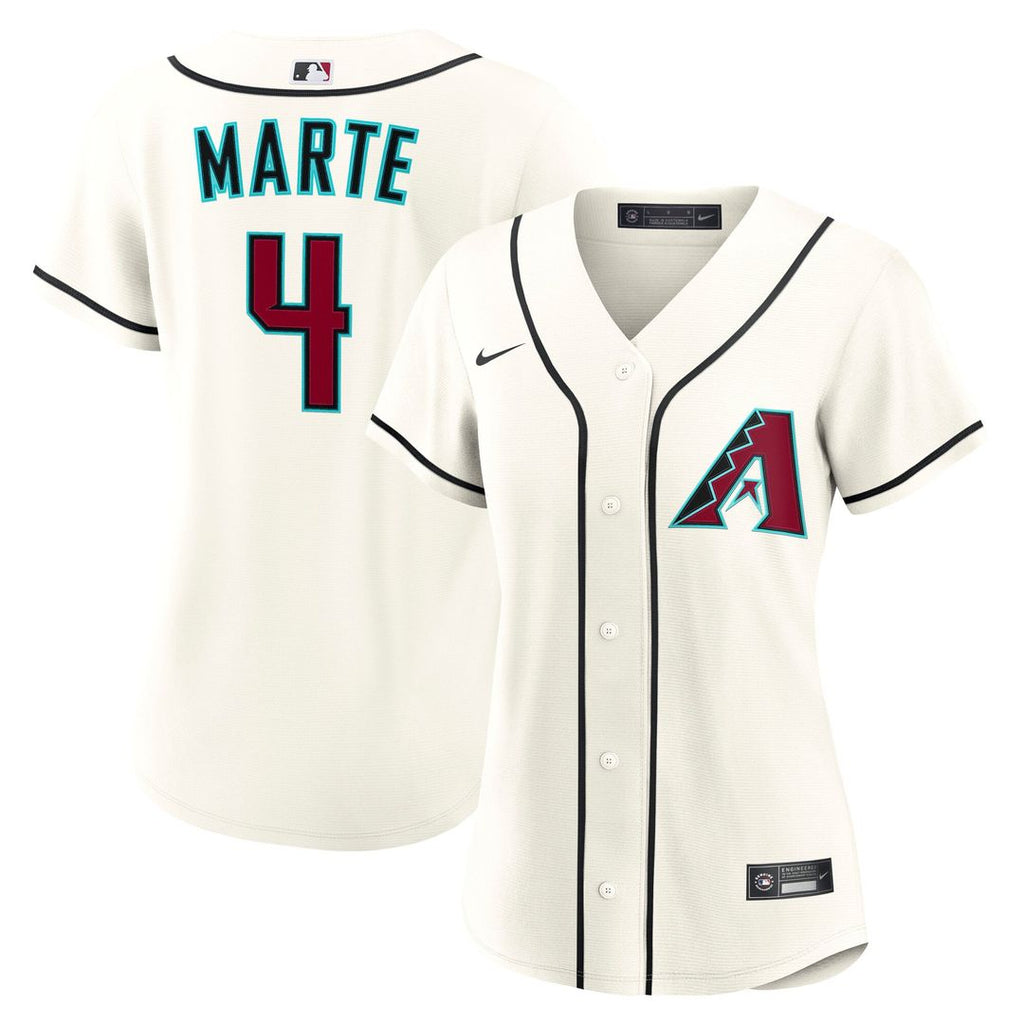Ketel Marte Arizona Diamondbacks Nike Women's Home Replica Jersey - Cream | MLB Fan Gear