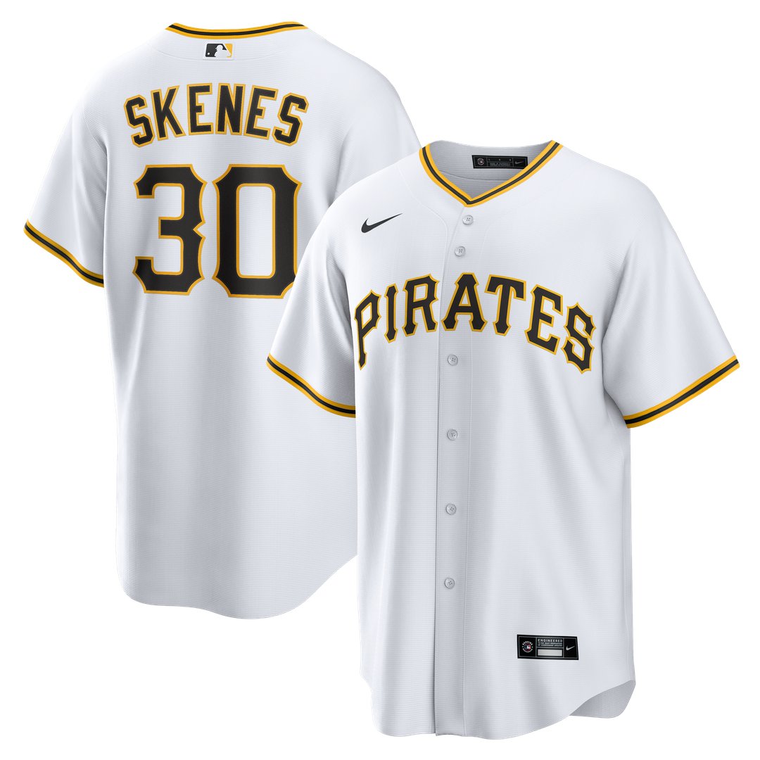 Paul Skenes Pittsburgh Pirates Nike Home Replica Player Jersey - White | MLB Fan Gear