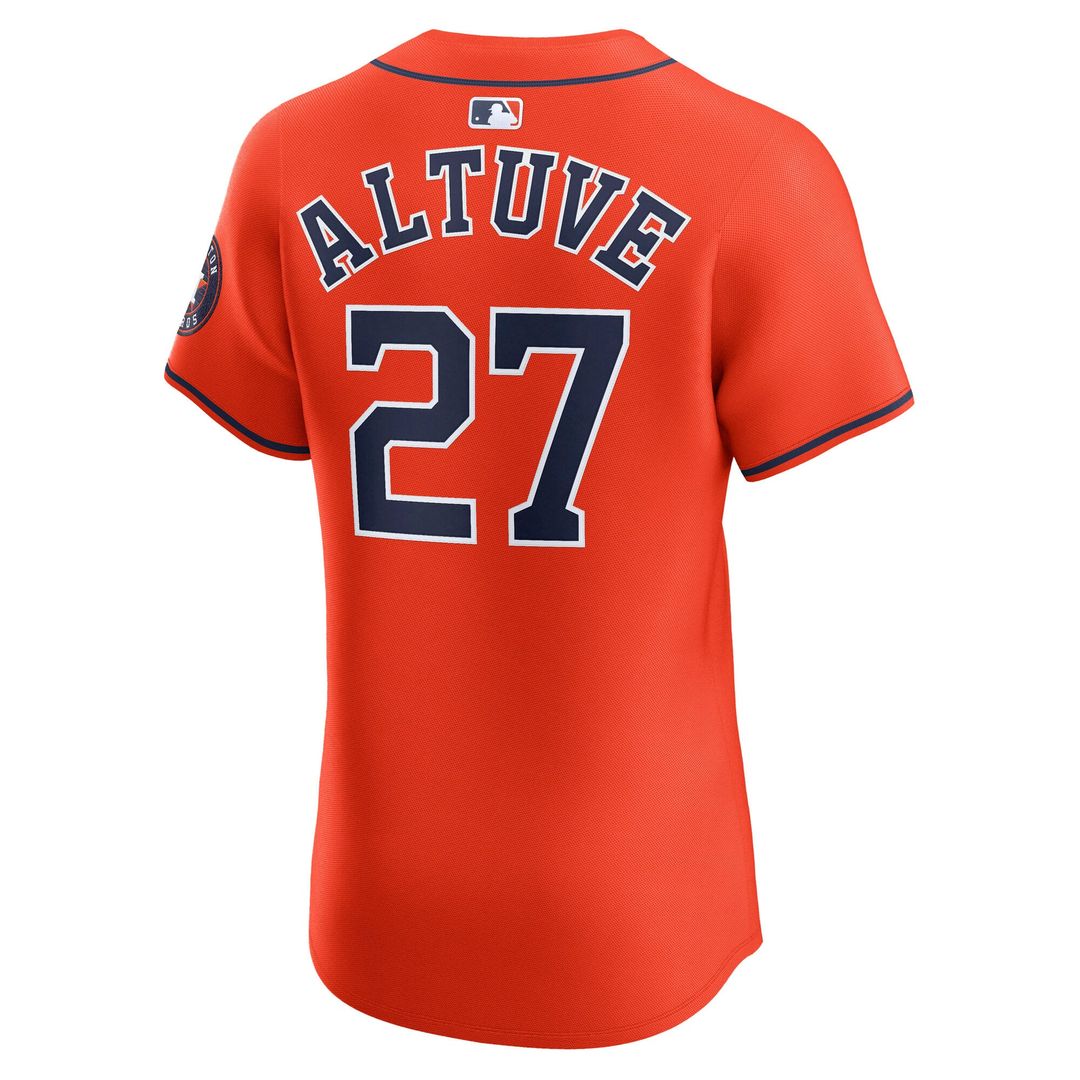 Jose Altuve Houston Astros Nike Alternate Elite Player Jersey - Orange | MLB Fan Gear