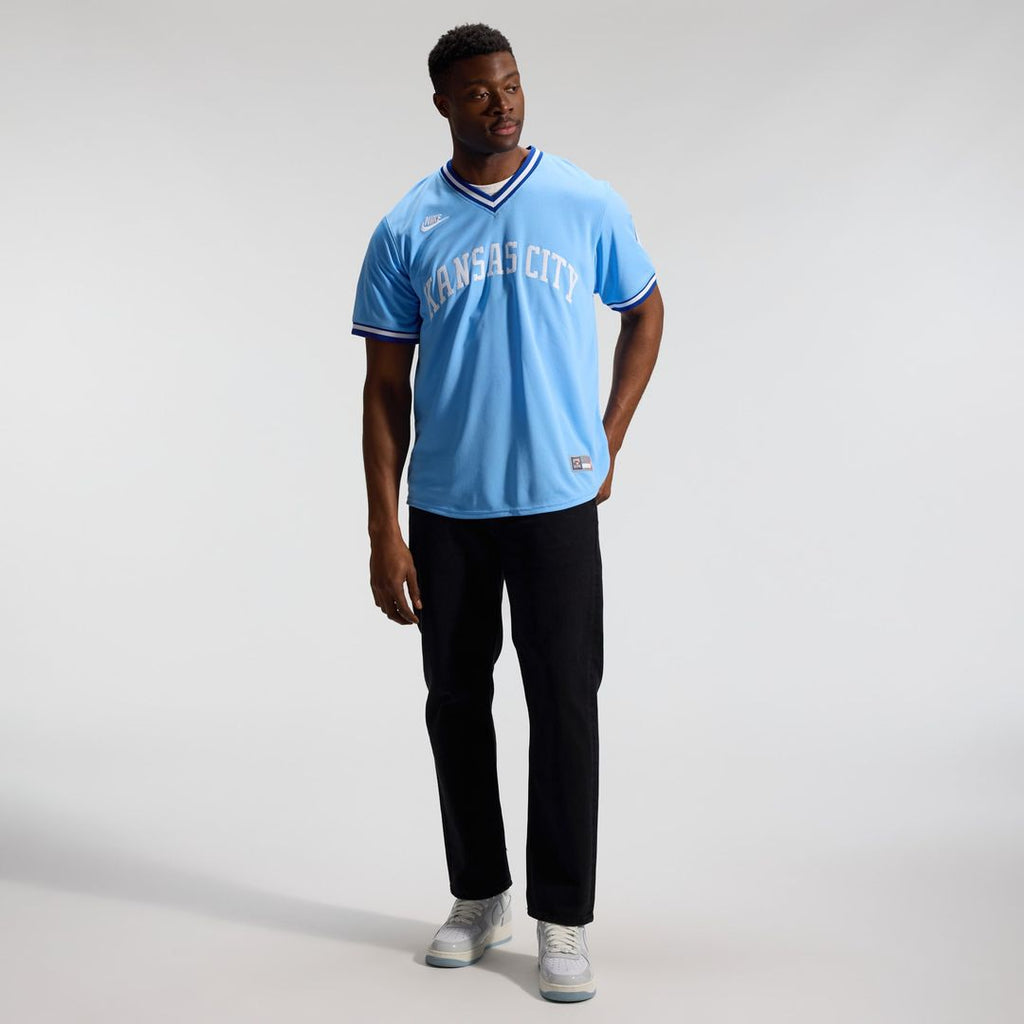 Bo Jackson Kansas City Royals Nike Throwback Cooperstown Collection Limited Jersey - Light Blue | MLB Fan Gear