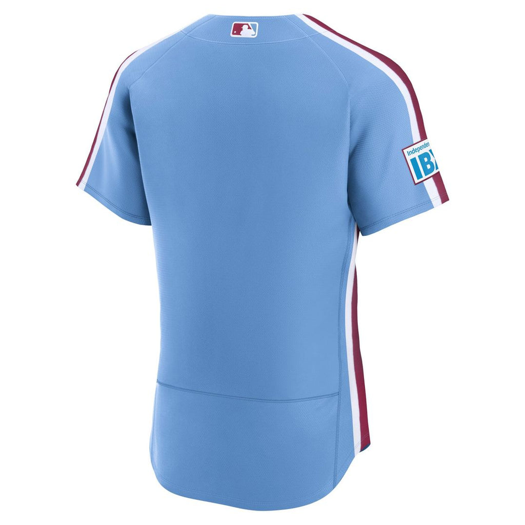 Philadelphia Phillies Nike Home Sponsor Patch Authentic Jersey - White | MLB Fan Gear
