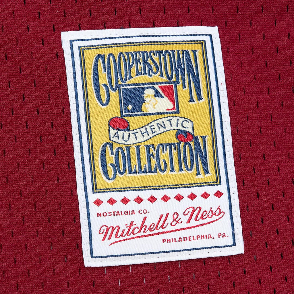 John Kruk Philadelphia Phillies Mitchell & Ness Big & Tall Cooperstown Collection Mesh Batting Practice Jersey - Burgundy | MLB Fan Gear