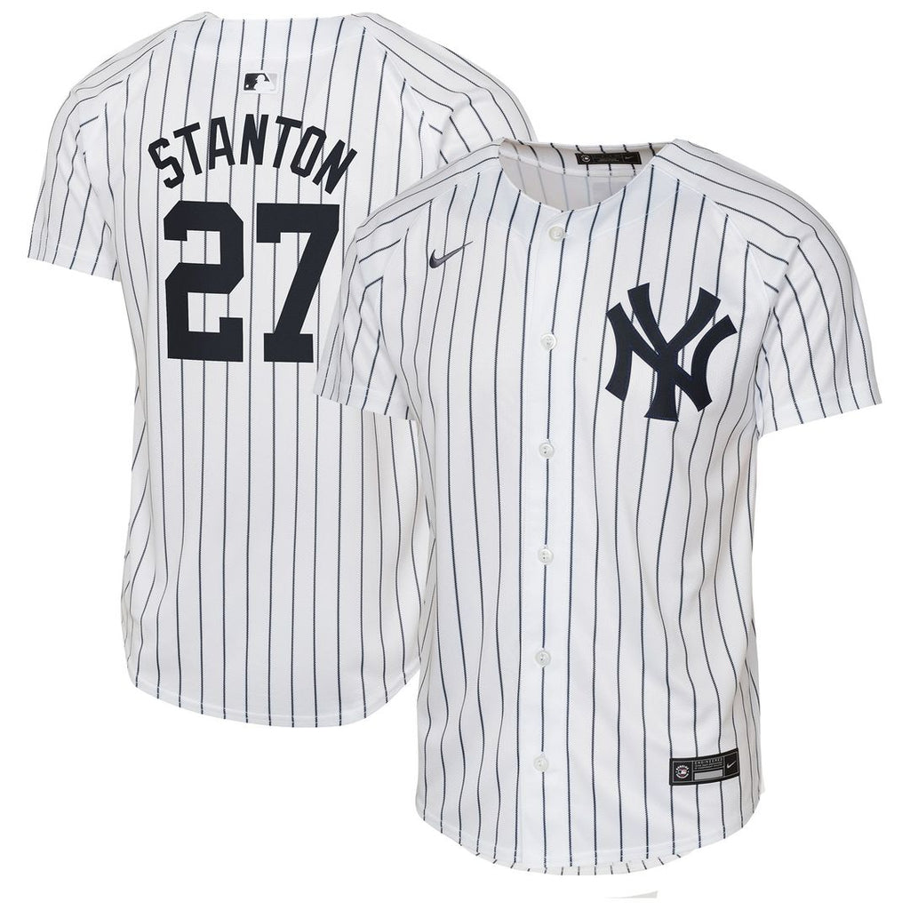 Giancarlo Stanton New York Yankees Nike Youth Home Limited Player Jersey - White | MLB Fan Gear