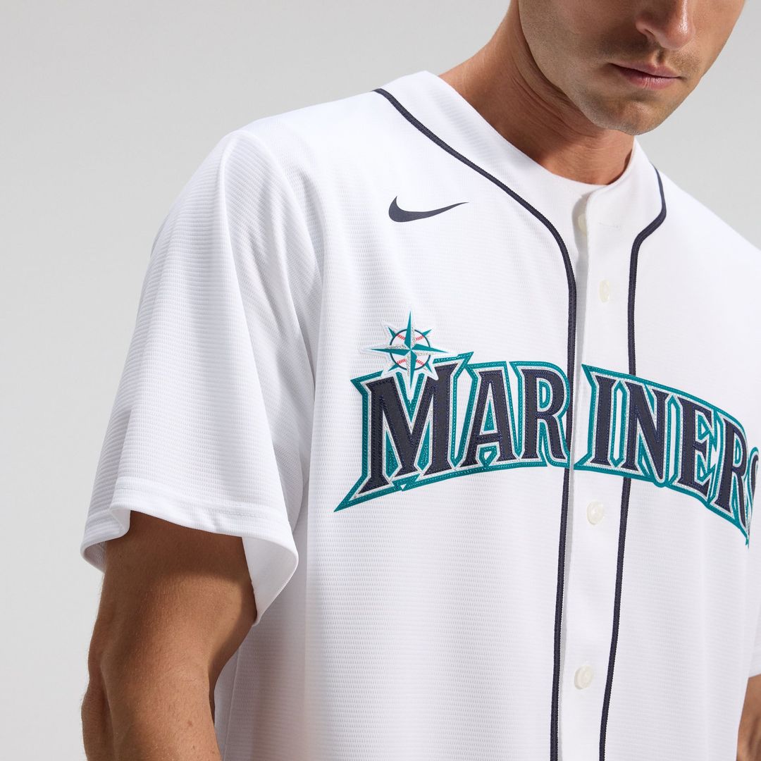 Luis Castillo Seattle Mariners Nike Home Replica Jersey - White | MLB Fan Gear