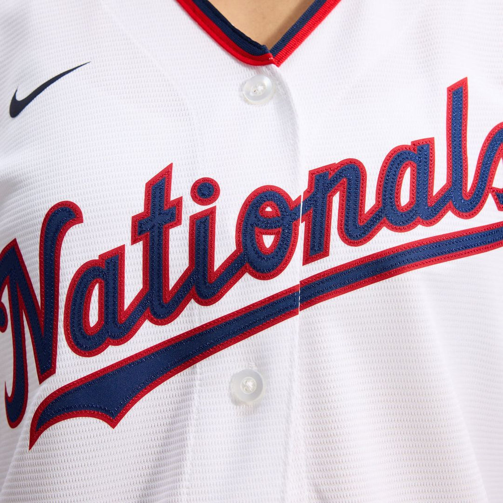 CJ Abrams Washington Nationals Nike Women's Home Replica Player Jersey - White | MLB Fan Gear