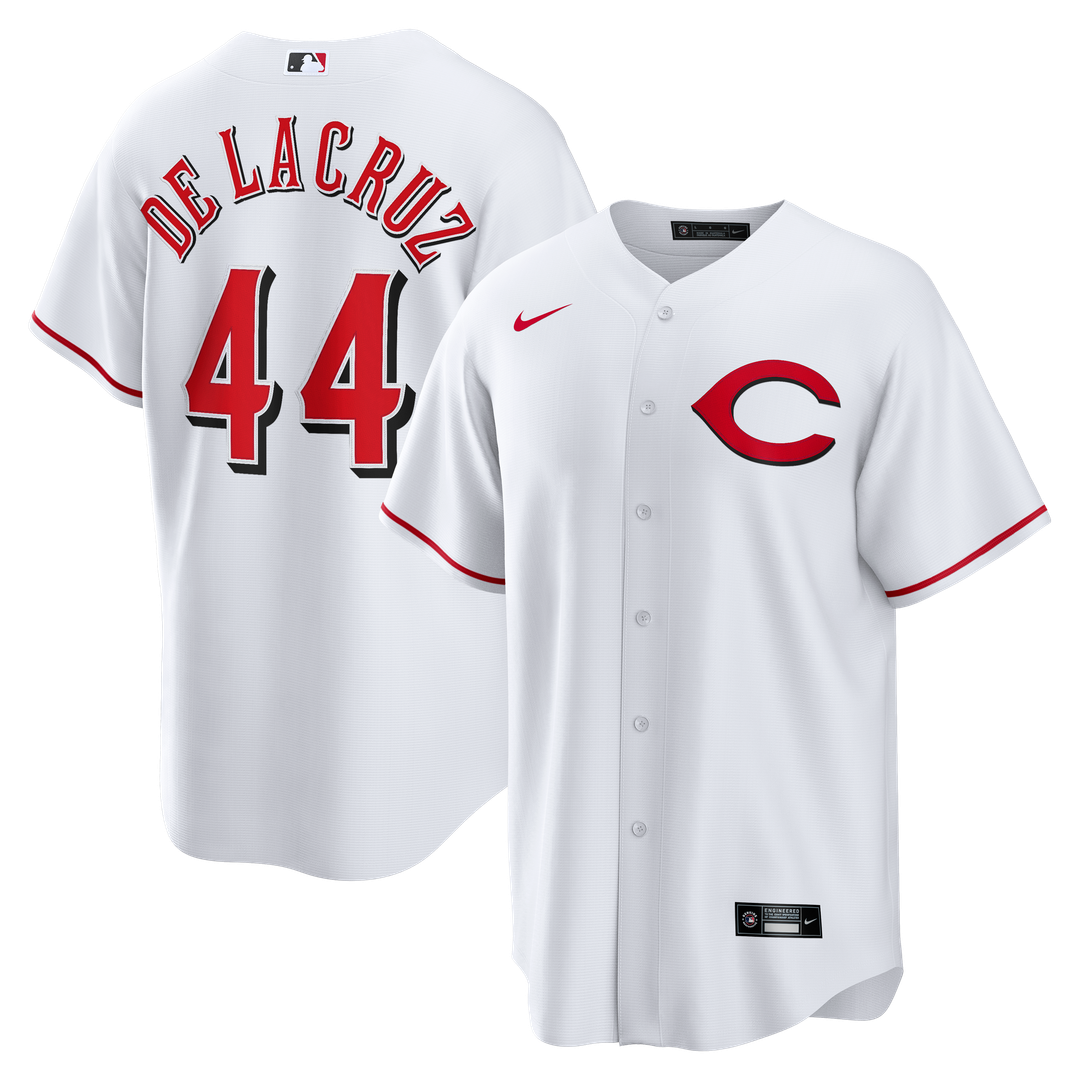 Elly De La Cruz Cincinnati Reds Nike Alternate 2 Replica Jersey - White | MLB Fan Gear