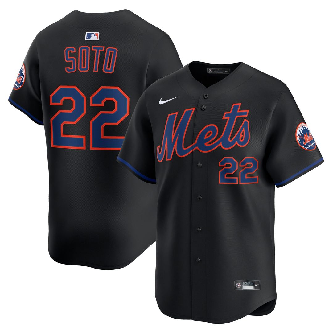 Juan Soto New York Mets Nike Alternate Limited Jersey - Black | MLB Fan Gear