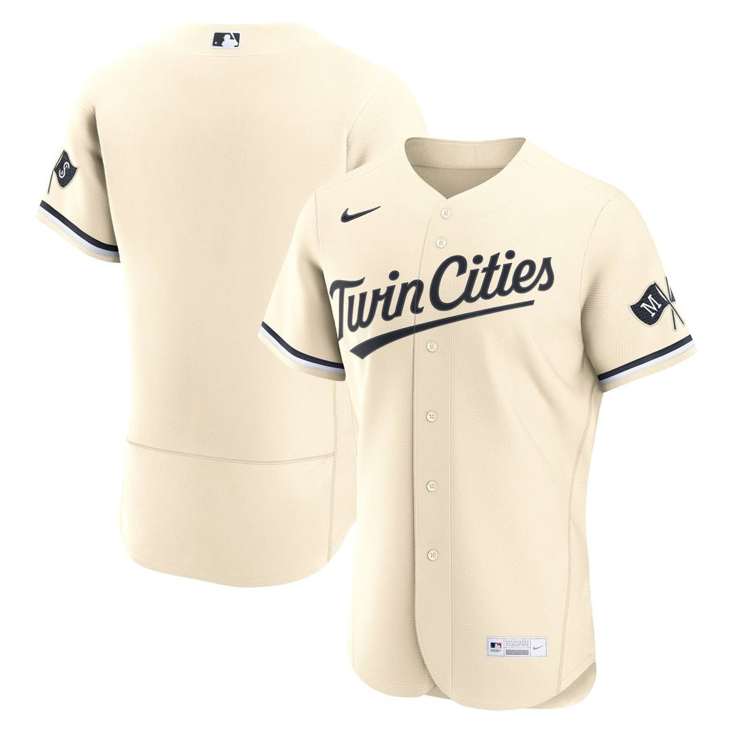 Minnesota Twins Nike Alternate Authentic Jersey - Cream | MLB Fan Gear
