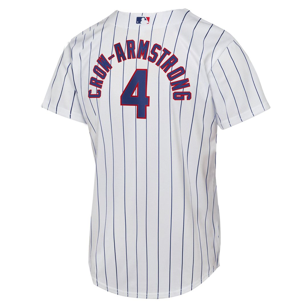 Pete Crow-Armstrong Chicago Cubs Nike Youth Home Replica Player Jersey - White | MLB Fan Gear