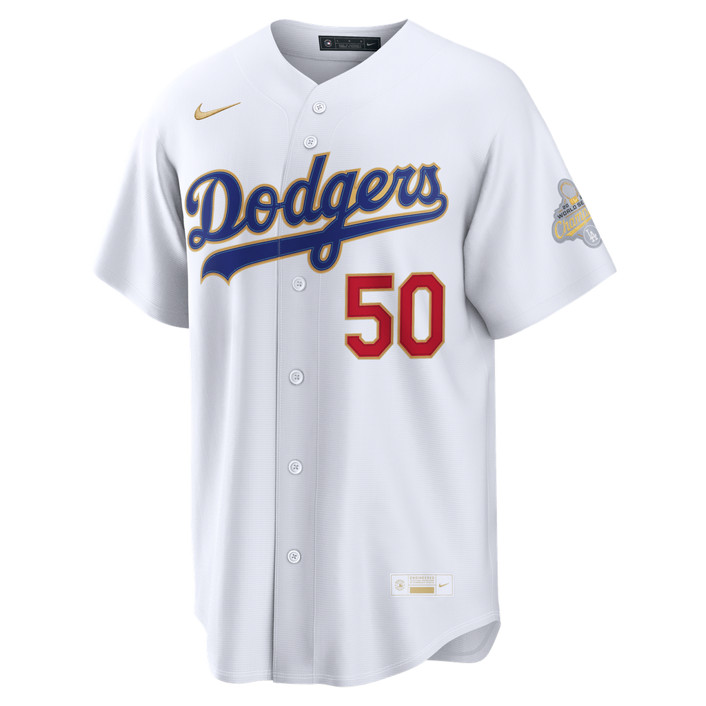 Mookie Betts Los Angeles Dodgers Nike 2026 Gold Collection Stadium Jersey - White | MLB Fan Gear