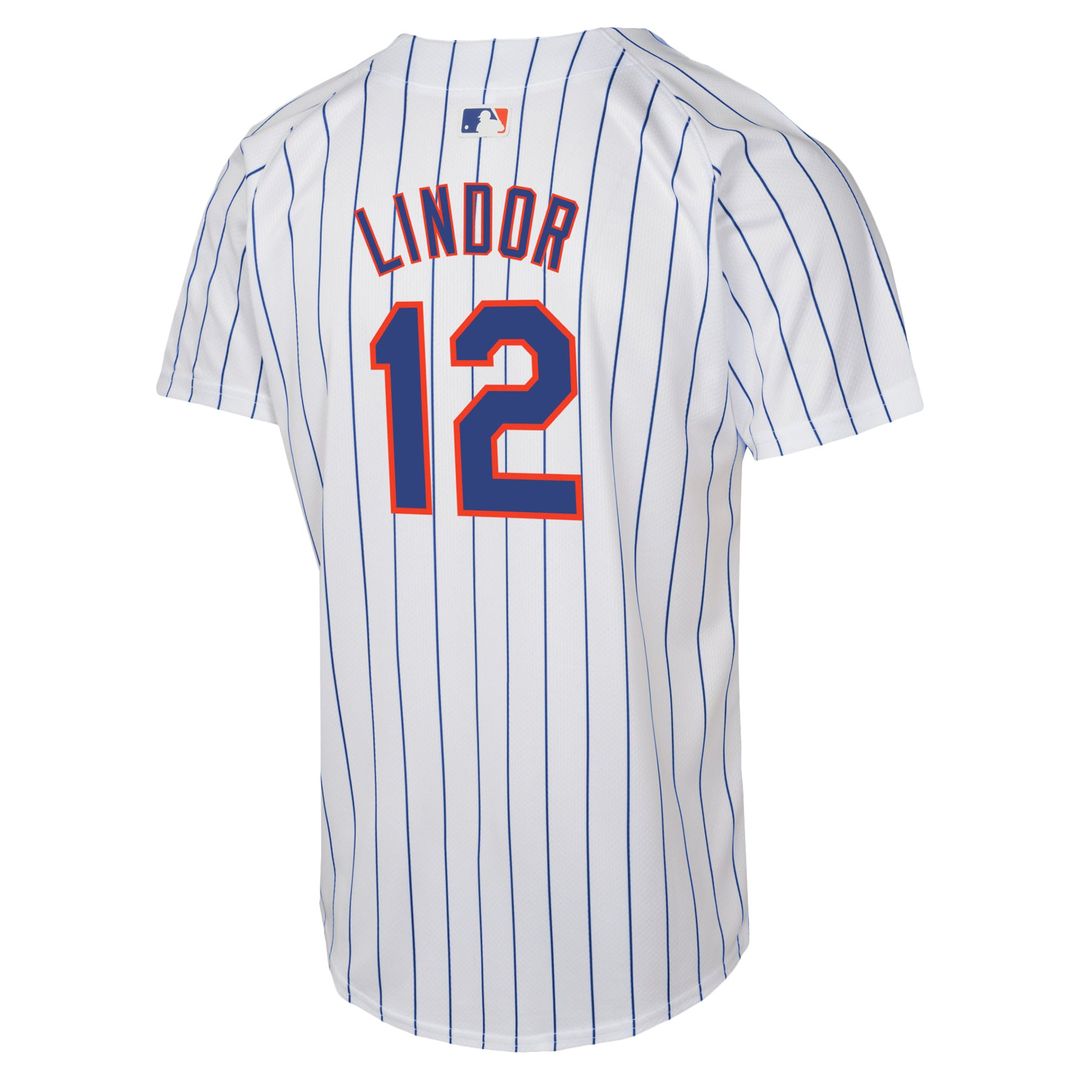 Francisco Lindor New York Mets Nike Youth Home Game Player Jersey - White | MLB Fan Gear