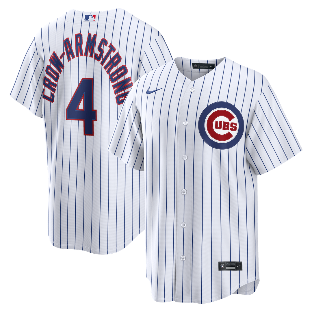 Pete Crow-Armstrong Chicago Cubs Nike Home Replica Jersey - White | MLB Fan Gear