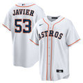 Cristian Javier Houston Astros Nike Home Replica Jersey - White | MLB Fan Gear